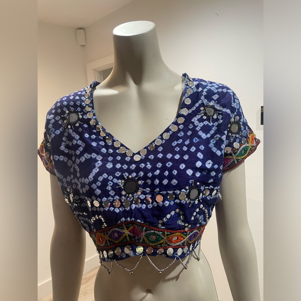 Beautiful Top Perfect For A Festival Looks To Be Made In IndiaVery OrnateEuc